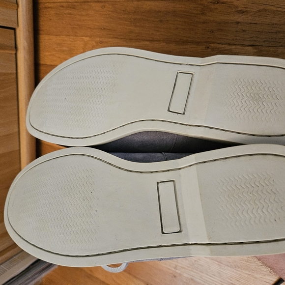 Muji Mens Boat Shoes Deck Gray Suede Mens sz 8.5 - Picture 8 of 10